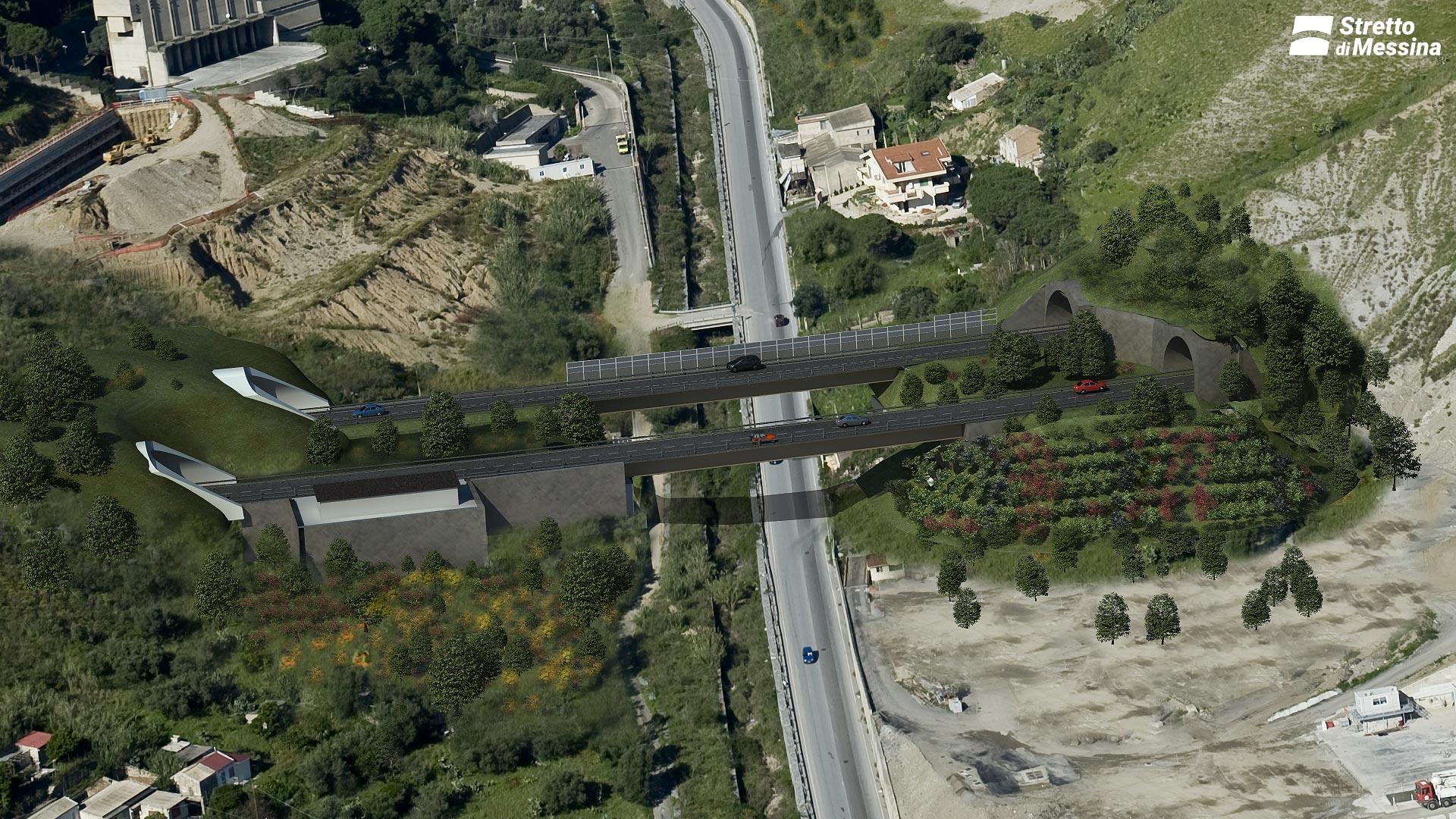 Collegamenti lato Sicilia – Viadotto Pace