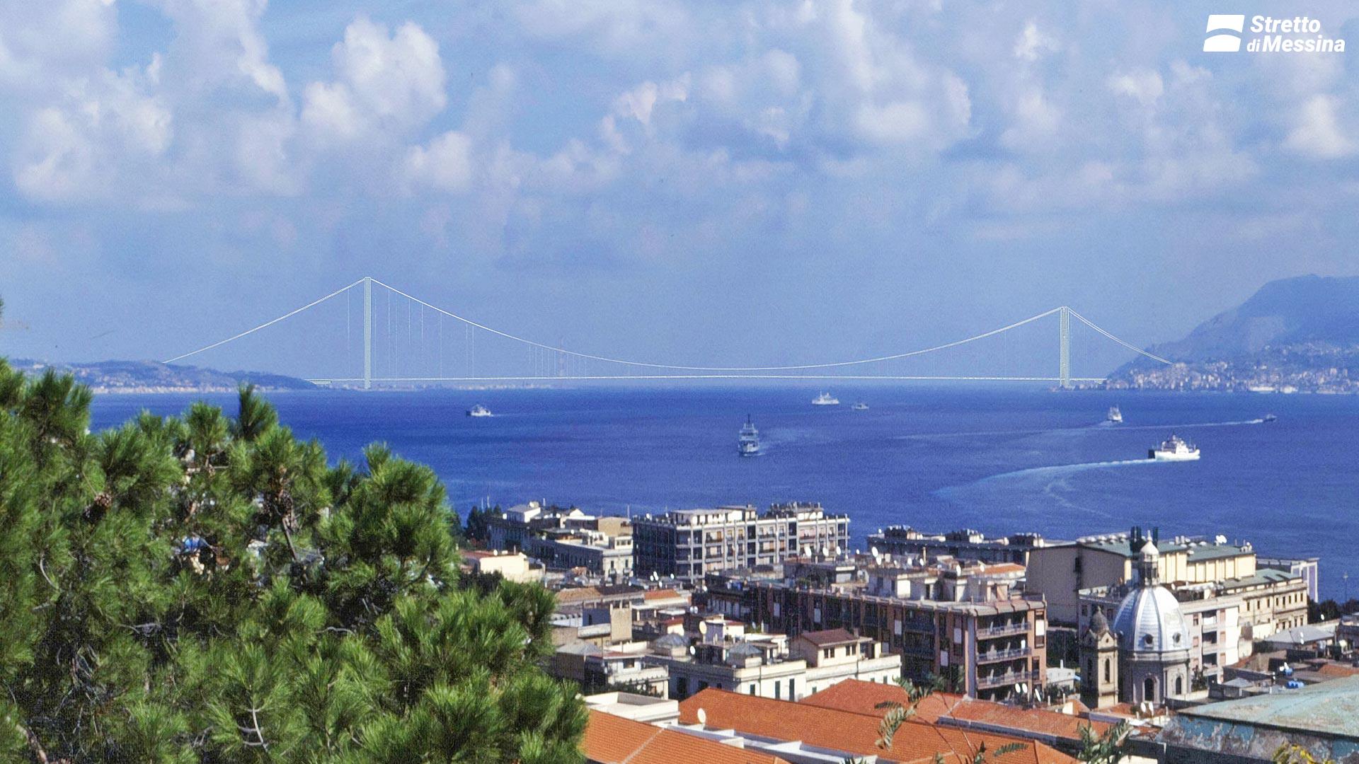 Il Ponte - vista da Messina